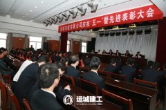 <b>公司召開慶?！拔逡弧濒邉谀Ｏ冗M表彰大會</b>